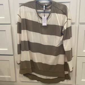 Z Supply stripe oversized tunic
